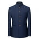 thumbnail image 4 of Traje Tang de talla grande 6XL-M para hombre, traje de cuello alto de estilo chino, traje de novio, diseño de moda de boda, Blazer ajustado, pantalones, esmoquin, 2 piezas, 4 of 5