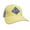 Lemon, Gray Mesh, variant on Bass Patch Logo Trucker Mesh Snapback Hat- Lemon, Gray Mesh