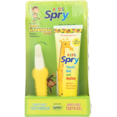 Spry, Brush Baby Bnan W/gel, 1 Ea (pack
