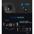 thumbnail image 2 of SHEHDS Luz de cabeza móvil Focos LED de 80 W con 8 colores 8 Gobos Luces de DJ Prisma giratorio de 3 caras Enfoque electrónico Control DMX activado por sonido Luz de escenario para Navidad Disco Club, 2 of 5