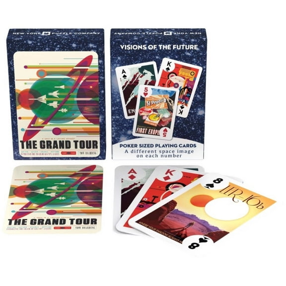 New York Puzzle Company Visions of the Future Playing Cards Single Standard Deck