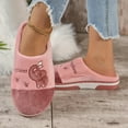 thumbnail image 3 of Dakaela Plush Animal Slippers for Women Men Winter Warm Couple House Shoes Non Slip Bedroom Slides, 3 of 7