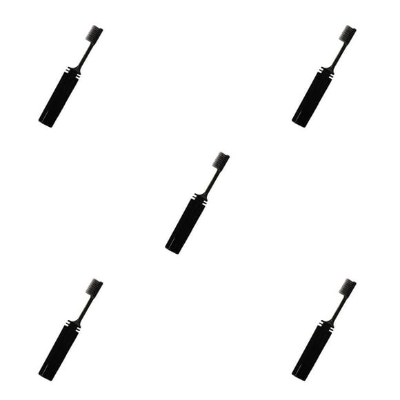 Qarigey Ibcccndc 2 uds cepillos de de carbón de bambú plegable viaje Camping senderismo al aire libre juego de cepillo de plegable Type6 NO6 Qarigey CBP089912