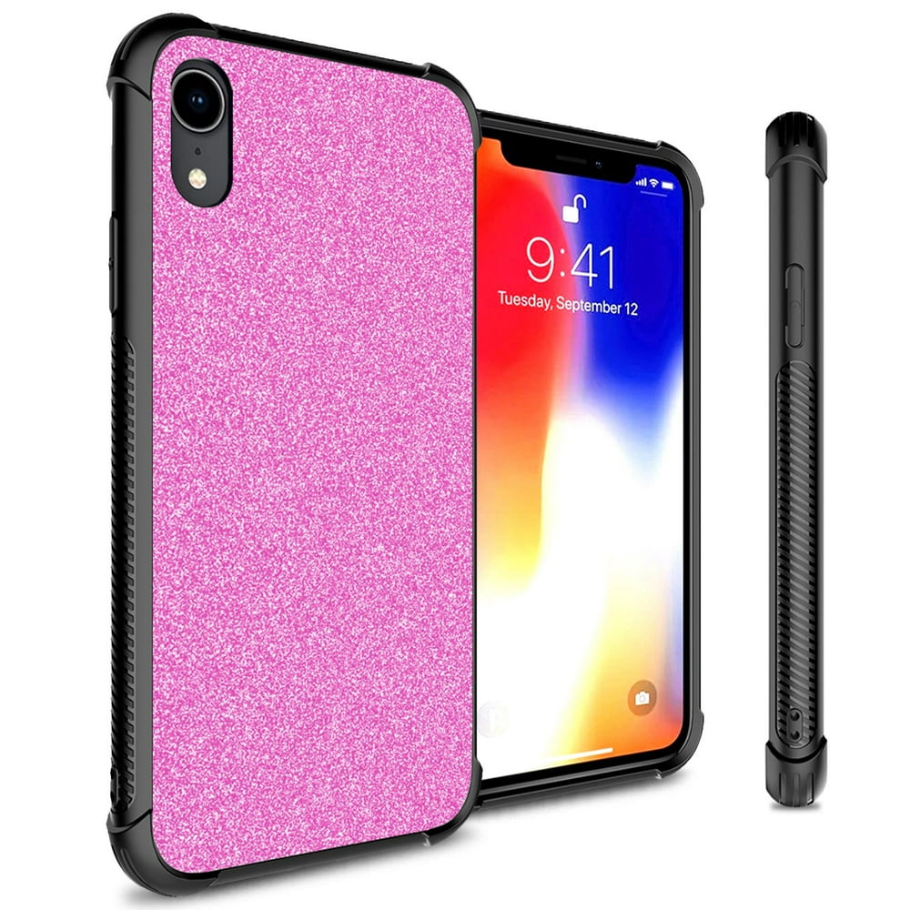 CoverON Apple iPhone XR (6.1") Case, Glimmer Series Cute Glitter Bling