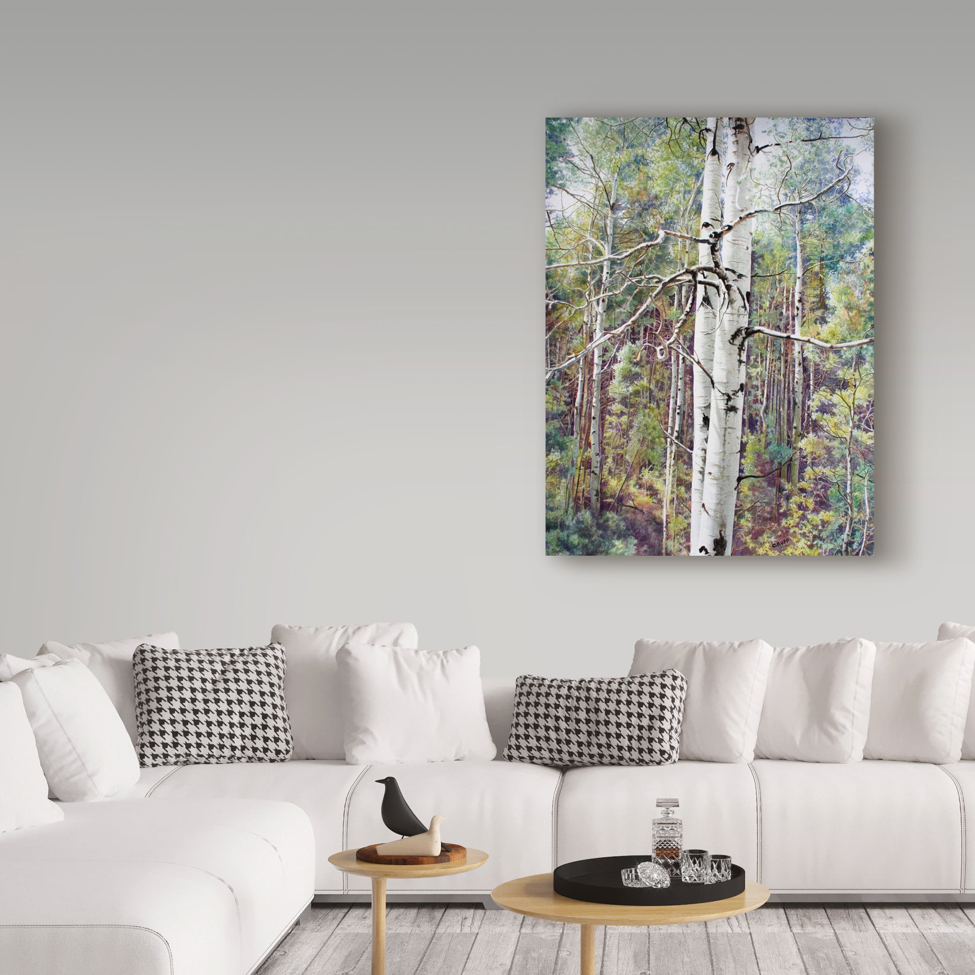 Trademark Fine Art 'Summer Aspen Color' Canvas Art by Carol J Rupp