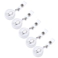 thumbnail image 4 of AMONIDA Badge Clip,Badge Reels Retractable,5Pcs Retractable Badge Holder Firmly Clamped Stylish Appearance Easily Use Badge Reels for Doctors Nurses Students, 4 of 8
