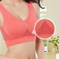 thumbnail image 3 of EFINNY Breathable Cool Liftup Air Bra,Padded Sports Bra for Women,Womens Underwear Breathable Large Size Snug Bras No Steel Ring, 3 of 4