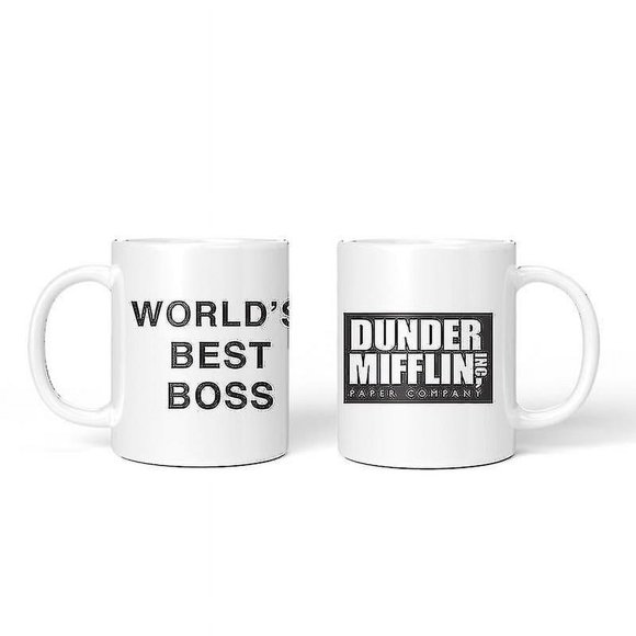 Jinsinto 1pc Mug Funny World's Best Boss?coffee Mug Ceramic Tea/milk/cocoa Mug Unique Office Gift