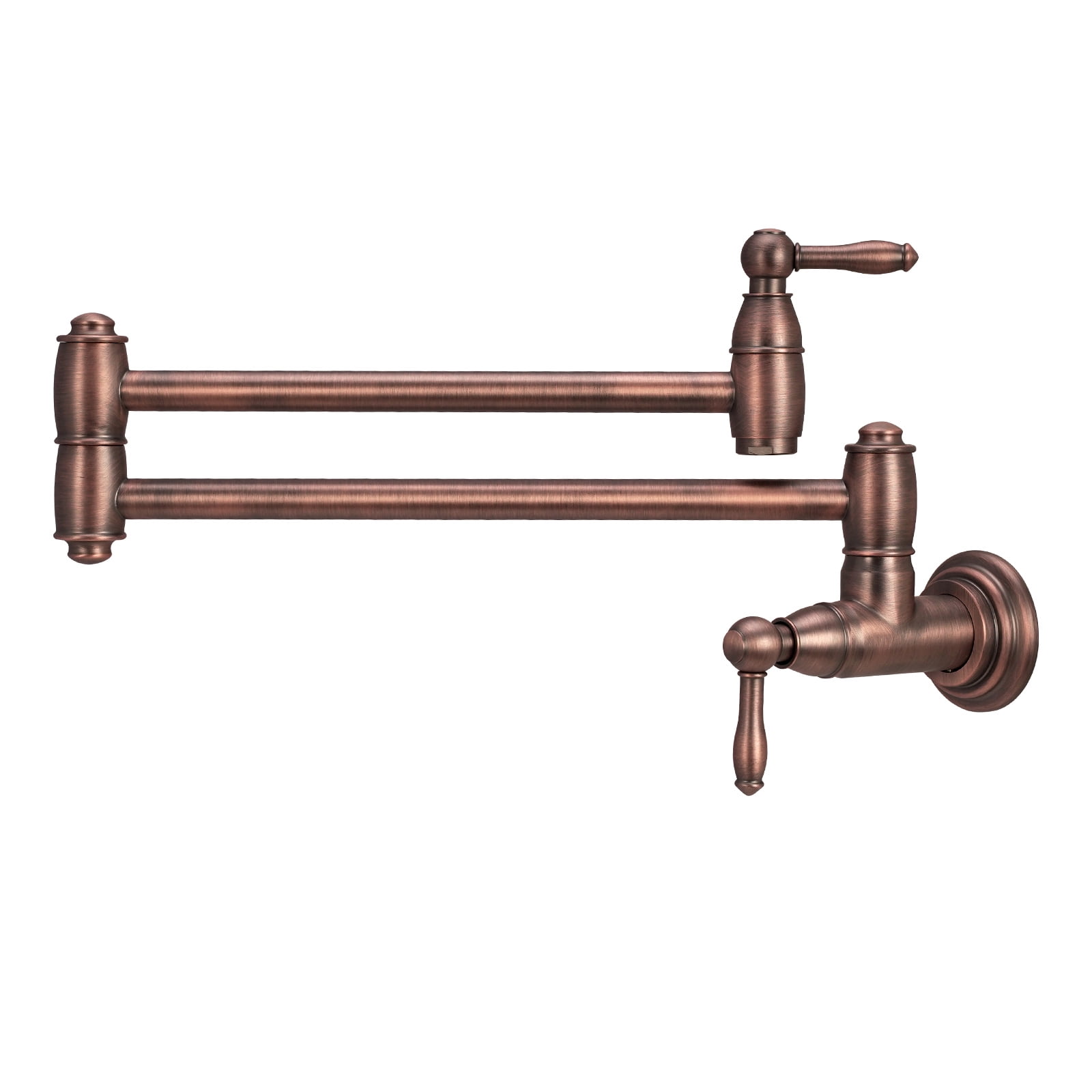 Antique Copper Brass Wall-Mounted Pot Filler Faucet