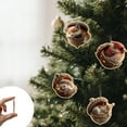thumbnail image 5 of Forest Animal Acorn Ornaments – Cozy Forest Christmas Ornaments,2D Wood Cute Forest Animal Christmas Trees Hanging Decorations,Rustic Nature-Themed Home Decor, Animal Lovers Gift, 5 of 6