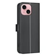thumbnail image 3 of Wallet Case for iPhone 14 with Wrist Strap & Shoulder Strap, Multiple Card Slots Folio Purse PU Leather Stand Full Body Protection Phone Case Cover for iPhone 14, Black, 3 of 12