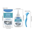 thumbnail image 3 of 100g Household Cleaning Gel Kit Tile Grout Cleaner Deep Stain Removal Beauty Seam Repair Tool Bathroom Kitchen Seam Cleaner Strong Clinging Gel With Brush For Tile Joints Sink Corners Home Use, 3 of 9