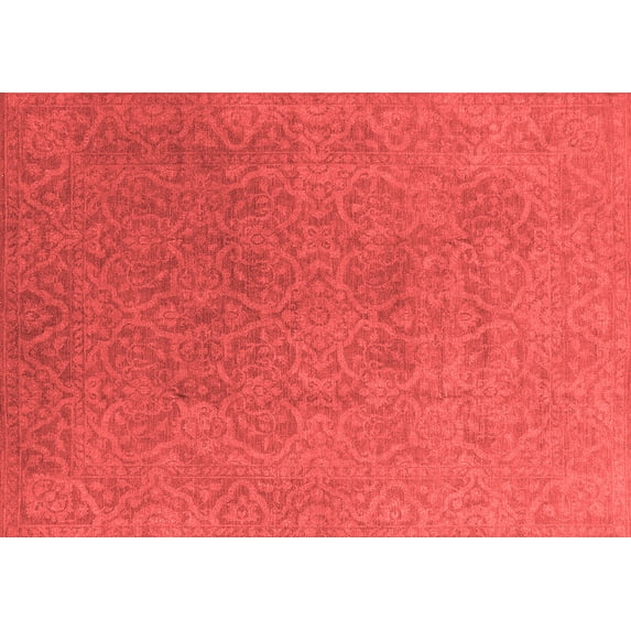 Ahgly Company Indoor Rectangle Persian Red Bohemian Area Rugs, 7' x 10'