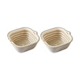 thumbnail image 2 of Juego de cestas de drenaje de plástico grandes para fregaderos | Cesta de doble capa de grado alimentario blanca • Organizador para contenedores de frutas y verduras • Duradero, fácil de limpiar, 2 of 6