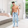 thumbnail image 6 of FORMRS Mens Pajama Pants with Pockets Cotton Sleepwear Lounge Bottoms Sizes S-2XL, Floral Easter Rabbits, 6 of 7