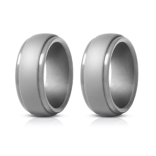 8mm Popular Men Silicone Cool Rings Women Silicone Wedding Ring Environmental Outdoor Sports Ring G