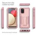 thumbnail image 4 of ExoGuard For Samsung Galaxy A02S Case, Phone Case with Screen Protector and Kickstand (Pink), 4 of 8