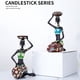 thumbnail image 5 of resina adornos tesanales, escultura decorativa pa mujer candelero de comedor estatua Tribal pa damas decoración pa Colco Figura candelabro, 5 of 8