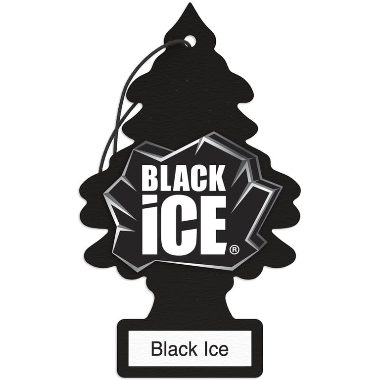 LITTLE TREES Car Air Freshener, Black Ice Scent, 6-Pack for Fresh