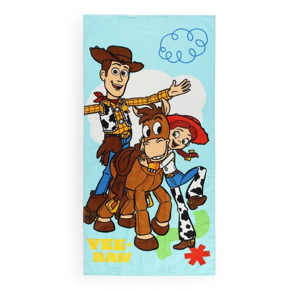 Toy Story Kindness Club Kids Beach Towel, Cotton, Mulitcolor, Disney, 28" x 58"