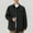 B_ Black, variant on YLSDY Mens Casual Long Sleeve Blouse Shirt Solid Color Texture Button Up Dressy T-Shirts Plus Size Lapel Loose Tee Top Black XL