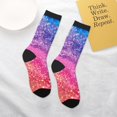 thumbnail image 4 of Uemuo Rainbow Glitter Cute Printed Kids Boys Socks Seamless Crew Socks Crazy Funny Athletic Sport Socks for Children, 4 of 5