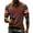 Brown-E8, variant on Homeyce American Flag Polo Shirt for Men 250 Years Of Liberty 4th Of July Golf Shirts Short Sleeve Usa Flag Print Polo T-Shirts Buttoned Independence Day Patriotic Golf Shirts,White 2XL