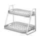 thumbnail image 5 of Escurridor de tazas de agua, organizador de almacenamiento de cocina de 2 niveles, escurridor de tazas de agua, contenedor de almacenamiento de organi , M Gris perfecl Tendedero, 5 of 8