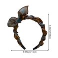 thumbnail image 3 of Jiibva Sweet Bow Headbands for Women Knotted Bow Headband Hair Hoops Cute Stylish Bowknot Hairband Hair Accessories for Women Girls, 3 of 7