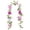E004- D, variant on Wall Decoration, Spring Floral Garland, Artificial Silk Flowers Home Decor, Wall Flowers Wall Decor, 79 Inch Full Mixed Rose Peony Decorative Vine, Cozy Gentle Atmosphere Hanging