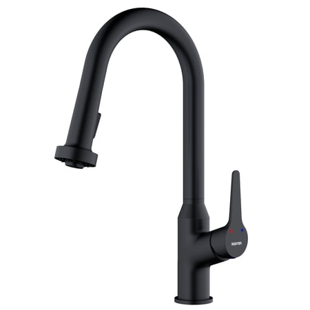 Karran Usa Kkf250 Scottsdale 1.8 GPM 16-1/8 Single Hole Kitchen Faucet - Black