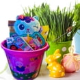 thumbnail image 7 of Everyday Necessiteez Cuddly Easter Activity Bucket with Blue Cat Plush Dollhouse Crayons Arts Activity Pens Lollipops Candy Surprises & Reusable Pink Bunny Bucket Spring Party Favors (Contents Vary), 7 of 7