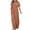 summer dresses for women-Khaki, variant on Homenesgenics Womens Dresses under $10.00 Women Summer Fashion Short Sleeve Vent Round-Neck Casual Dress Maxi A Line Dress Red XL