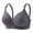 Gray, variant on Plus Size Wireless Push Up Bra - Full Coverage Adjustable Lift | Breathable Non-Padded Support for Everyday Comfort