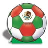 Club Pack of 12 Red, Green and White 3-D "Mexico" Soccer Ball Centerpieces 10"