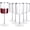 Silver, variant on 6 Pack Blue 10 Oz Plastic Wine Glasses with Stem - 4th of July Disposable Wine Glasses for Parties & Weddings & Poolside & Outdoors & Camping & Independence Day