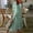 Green, variant on Sakmal Dresses for Women 2024 Spring Blue Maxi Sun Dress Sleeveless Deep V-Neck Casual Floral Casual Dresses for Ladies