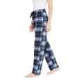 thumbnail image 6 of Women Flannel Plaid Pajama Pants Lounge Sleepwear - 2 Pack, 6 of 7
