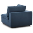 thumbnail image 6 of Modern Contemporary Urban Design Living Room Lounge Club Lobby Sectional Sofa Set, Fabric, Navy Blue, 6 of 8