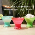 thumbnail image 6 of Host FREEZE Martini Cooling Cups, Cocktail Glass, 9oz, Set of 2, Punch Pink, 6 of 10