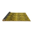 thumbnail image 2 of Ahgly Company Indoor Square Abstract Yellow Modern Area Rugs, 6' Square, 2 of 4