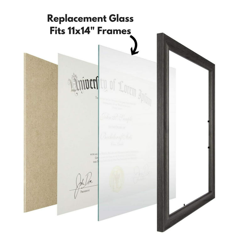 Icona Bay 11x14 Photo Picture Frame Real Glass Cover Replacement