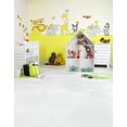 thumbnail image 1 of BSDHOME Polyester Bedroom Cartoon Animal Wall for Children Photography Backdrops Photo Props Studio Background 5x7ft, 1 of 2
