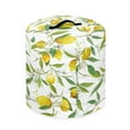thumbnail image 3 of Xoenoiee Lemon Leaves Floral Pattern Round Pressure Cooker Dust Cover 3 qt, Air Fryer Cover Dust Cover Kitchen Appliance Cover with Pocket for Crock Pot, Washable, 3 of 6