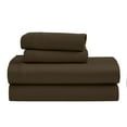 thumbnail image 2 of Superior Egyptian Cotton Deep Pocket 1500 TC Sheet Set, Queen, Mocha, 2 of 4
