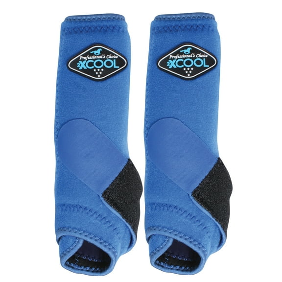 Med Professionals Choice 2XCOOL Horse Sports Front Boots Pair Royal Blue
