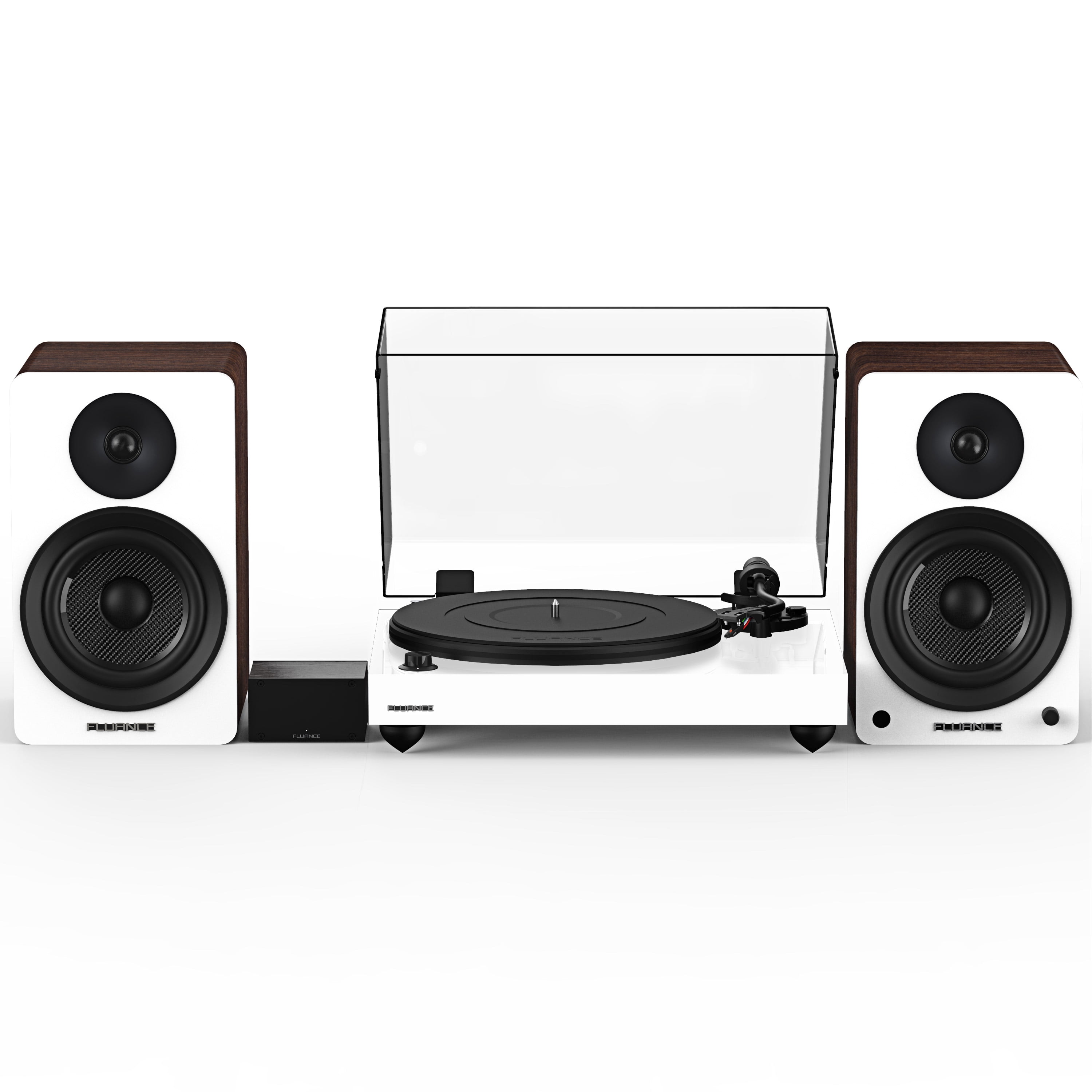 Fluance RT82 Vinyl Turntable, PA10 Preamp, Ai61 Powered 6.5" Bookshelf