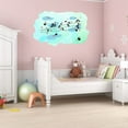 thumbnail image 1 of Animal Watercolor Wall Decals for Kids Room - Blue Sky Clouds Flying Animals Décor Girly DIY & Creativity Boy Girl Bedroom Wall Water Color Sticker - Size: 20 In x 12 In, 1 of 5