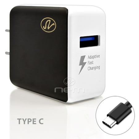 Dual Usb Home Charger (Verizon Motorola Moto Z Force Droid Accessory Kit, 2 in 1 Rapid Charge DUAL USB Home Charger 4.3 AMP Adapter + 3 Feet TYPE C 2.0 USB Data Fast Charging)
