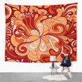 thumbnail image 2 of UFAEZU Abstract Colorful Magic Mushrooms in Doodle 60S Hippie Wall Art Hanging Tapestry Home Decor for Living Room Bedroom Dorm 51x60 inch, 2 of 2